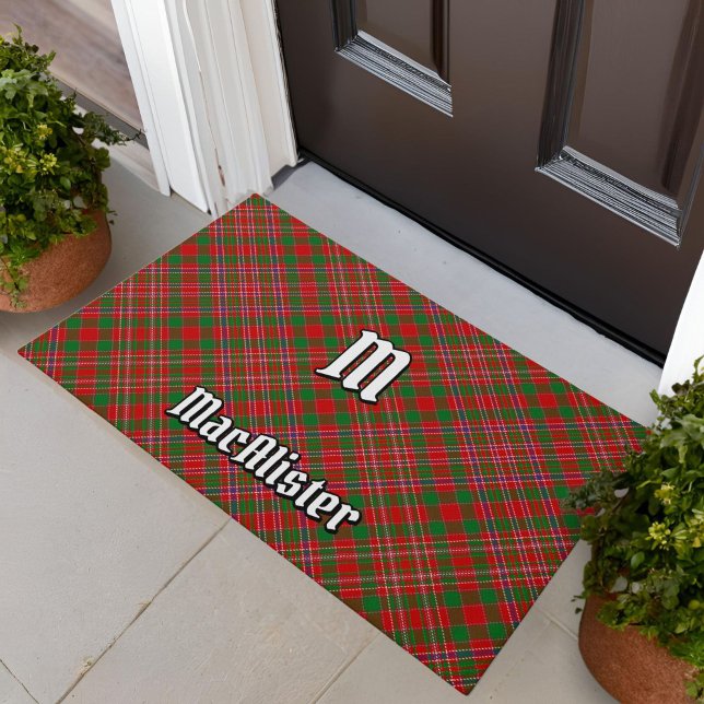 Felpudo Clan MacAlister Tartan Doormat (Subido por el creador)