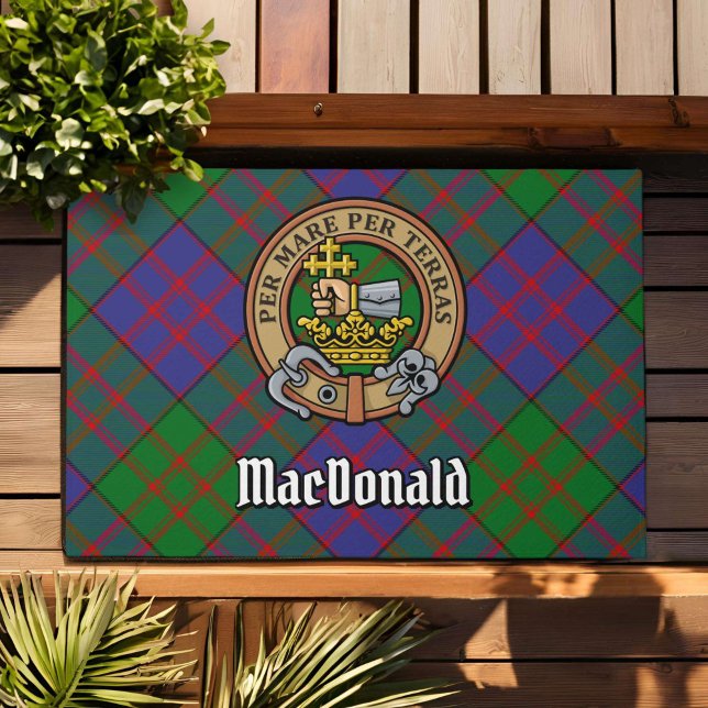 Felpudo Clan MacDonald Escudo por Tartán (Subido por el creador)