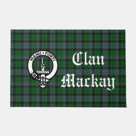 Felpudo Clan Mackay Escudo Badge & Tartán
