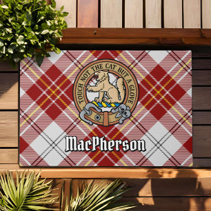 Felpudo Clan MacPherson Escudo por Red Dress Tartán