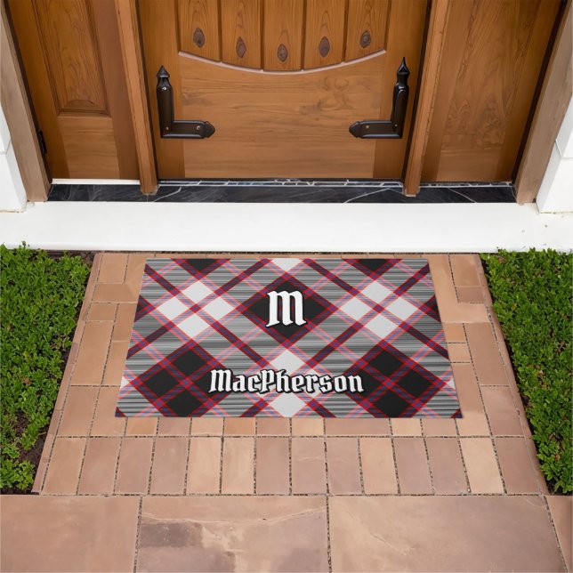 Felpudo Clan MacPherson Hunting Tartan Doormat (Exterior)