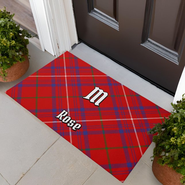 Felpudo Clan Rosa Tartan (Subido por el creador)