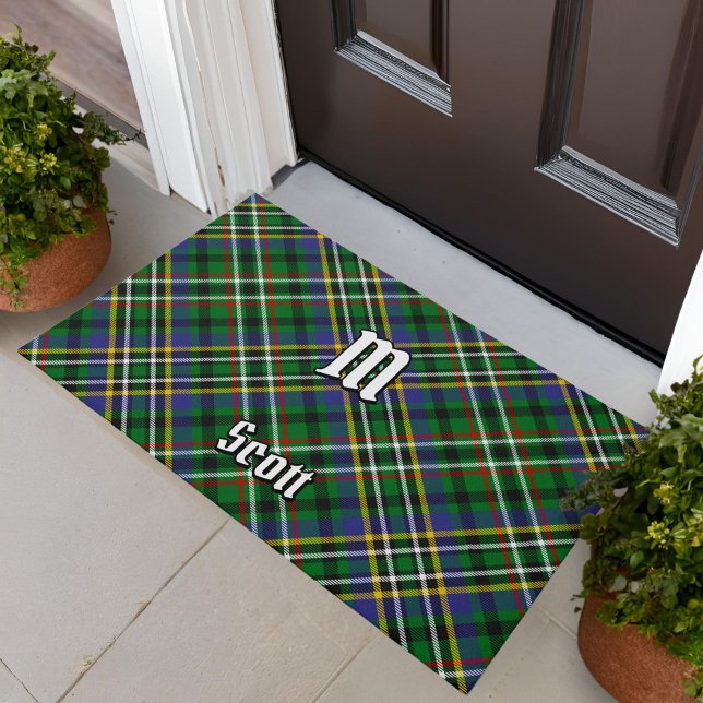 Felpudo Clan Scott Green Tartan Doormat (Subido por el creador)