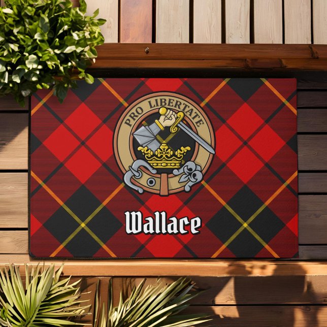 Felpudo Clan Wallace Escudo por Tartán (Subido por el creador)