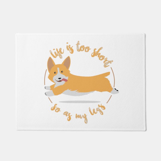 Felpudo Clásico corgi (Anverso)