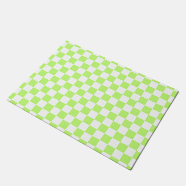 Felpudo Classic visual lime checkerboard  (Angular)