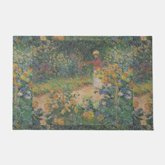Felpudo Claude Monet 1895 Vintage In the Garden (Anverso)