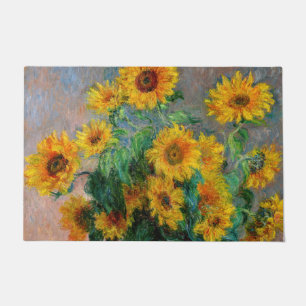Felpudo Claude Monet - Bouquet de girasoles