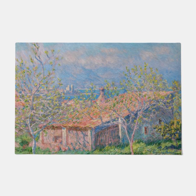 Felpudo Claude Monet - Casa de jardinero en Antibes (Anverso)