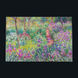 Felpudo Claude Monet - El jardín del Iris en Giverny<br><div class="desc">El Jardín Iris de Giverny / El Jardín del Artista en Giverny - Claude Monet,  1899-1900</div>