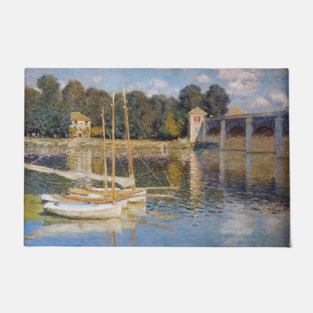 Felpudo Claude Monet - El puente argentino (Anverso)