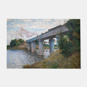 Felpudo Claude Monet - El puente ferroviario en Argenteuil