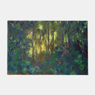 Felpudo Claude Monet - Esquina de un estanque con naves ac