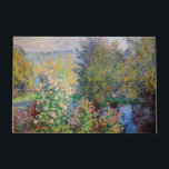 Felpudo Claude Monet - Esquina del jardín de Montgeron<br><div class="desc">Esquina del Jardín de Montgeron / Moneda de Jardin a Montgeron - Claude Monet,  Petróleo sobre lienzo,  1876</div>