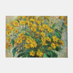 Felpudo Claude Monet - Flores de alcachofa de Jerusalén