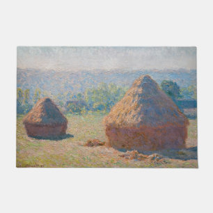 Felpudo Claude Monet - Haystacks, fin de verano