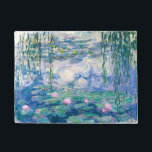 Felpudo CLAUDE MONET - LÍNEAS de agua<br><div class="desc">CLAUDE MONET - Aceite sobre lirios de agua sobre lienzo; reproducción</div>