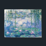 Felpudo CLAUDE MONET - LÍNEAS de agua<br><div class="desc">CLAUDE MONET - Aceite sobre lirios de agua sobre lienzo; reproducción</div>