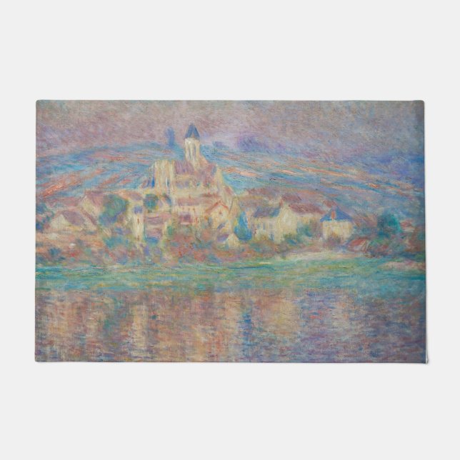 Felpudo Claude Monet - Vetheuil, atardecer (Anverso)