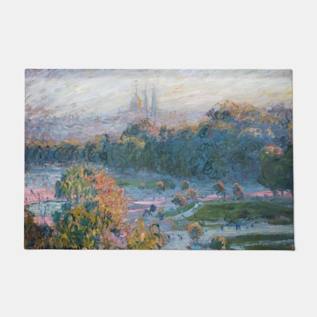 Felpudo Claude Monet - Vista de las Tullerías, estudio (Anverso)