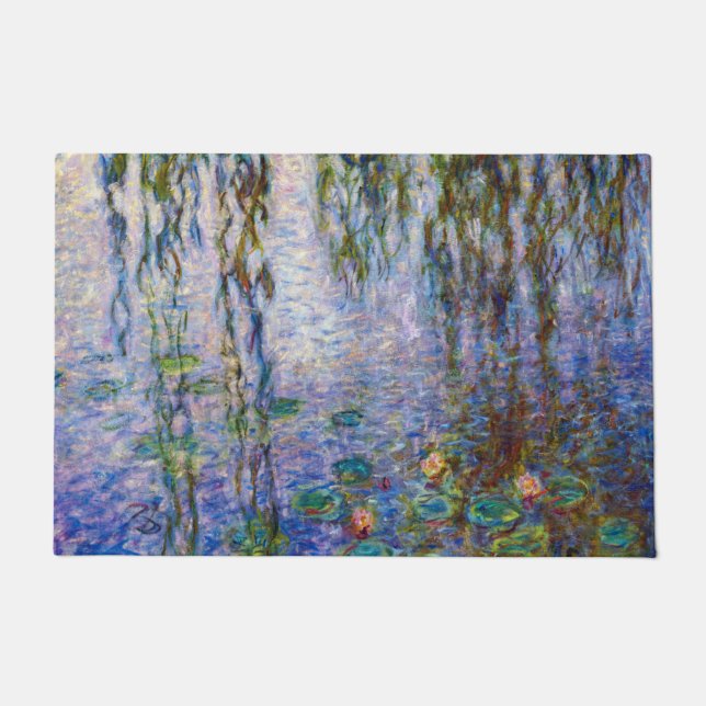 Felpudo Claude Monet - Water Lilies (Anverso)