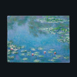 Felpudo Claude Monet - Water Lilies 1906<br><div class="desc">Lilies de agua (Nympheas) - Claude Monet,  Petróleo en lienzo,  1906</div>