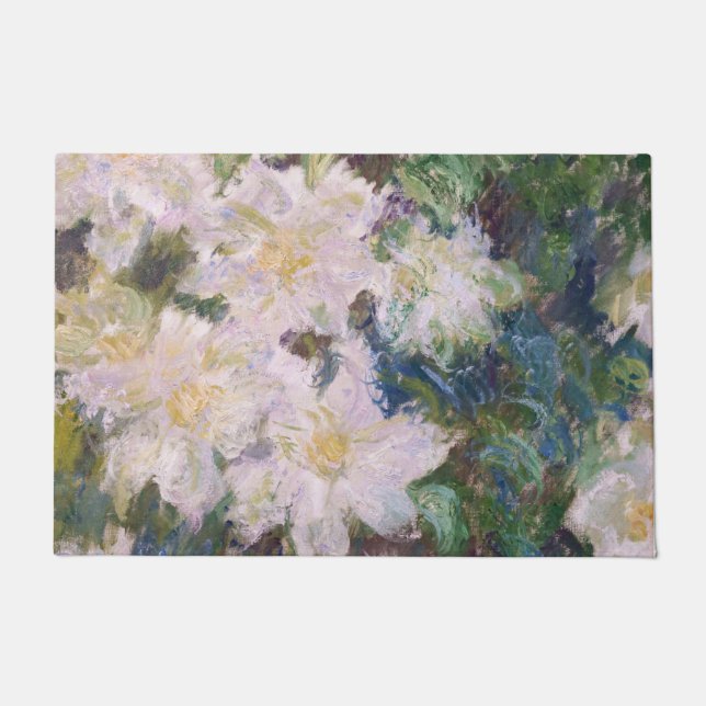 Felpudo Claude Monet - White Clematis (Anverso)