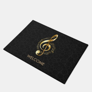 Felpudo Clef Gold Treble