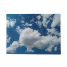 Clouds, in a summer sky