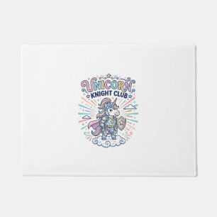 Felpudo Club de Caballeros Unicornio Gráfica de Ropa Lista