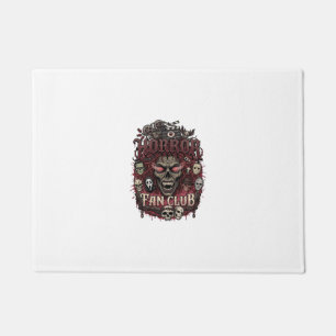 Felpudo Club de Fans de Terror Calavera Cara Demonio Hallo