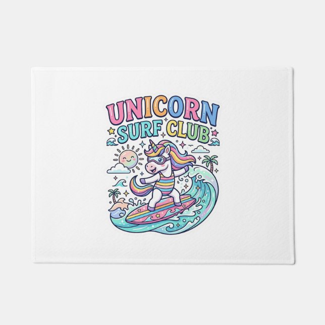 Felpudo Club de Surf Unicornio (Anverso)