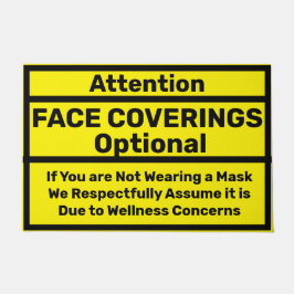 Felpudo Cobertura facial de atención requerida - Exención