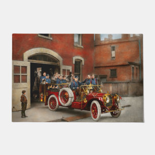 Felpudo Coche de bomberos - la escuadrilla 1911 del vuelo