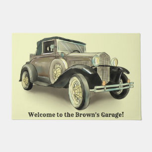 Felpudo Coche vintage - Añadir nombre - Doormat