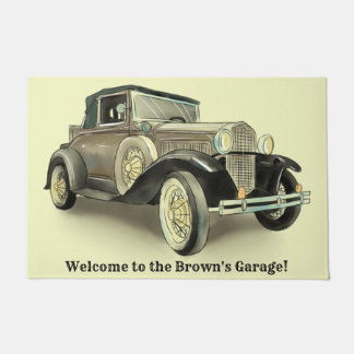 Felpudo Coche vintage - Añadir nombre - Doormat