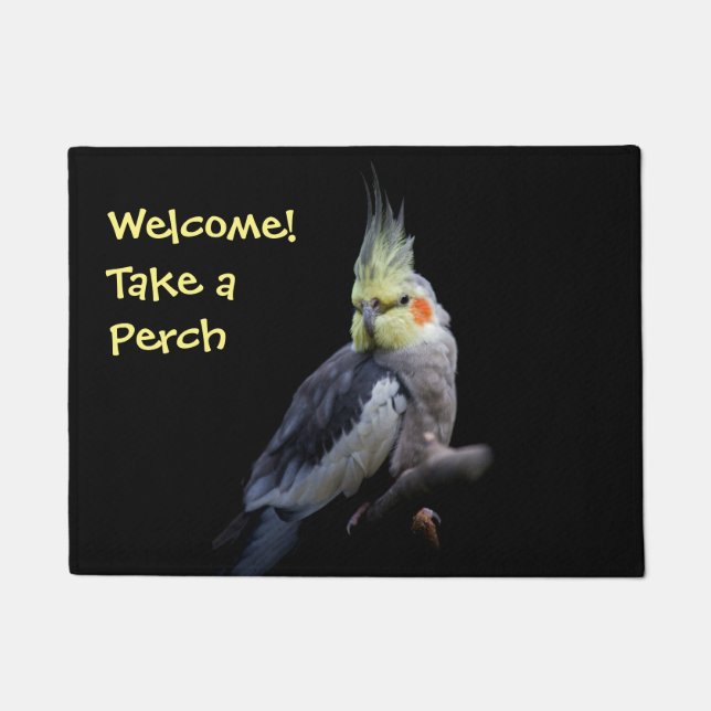 Felpudo Cockatiel Door Mat (Anverso)