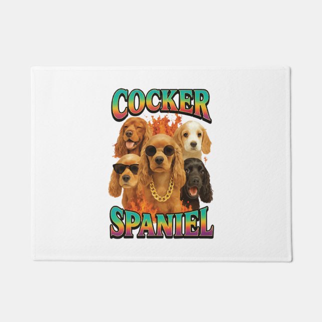 Felpudo Cocker Spaniel  (Anverso)