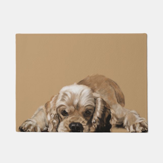 Felpudo Cocker spaniel (Anverso)