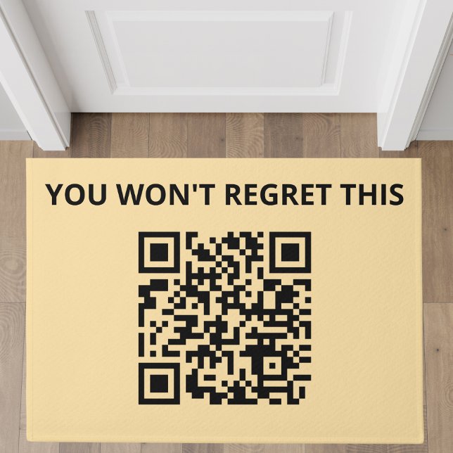 Felpudo Código QR Personalizado divertido (Subido por el creador)