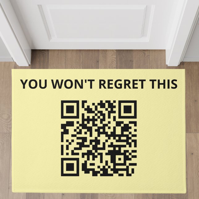 Felpudo Código QR Personalizado divertido (Subido por el creador)