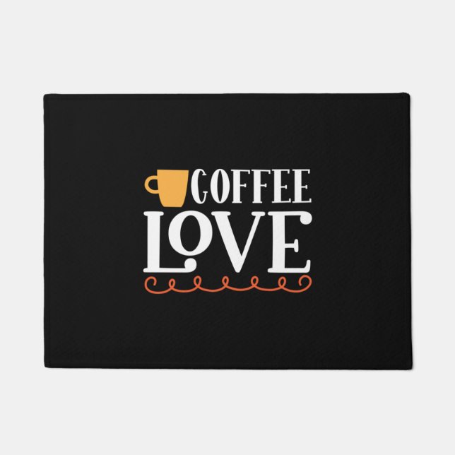 Felpudo Coffee Art Coffee Love (Anverso)
