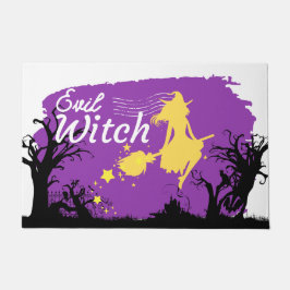 Felpudo Colección de sellos de Halloween "Bruja malvada"