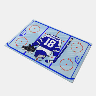 Felpudo Colección del dormitorio del hockey sobre hielo de