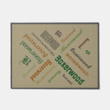 Collage de tipografía cualquier nombre de familia