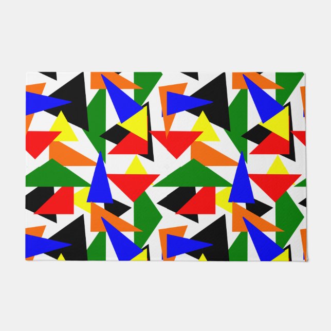 Felpudo Collage triangular (Anverso)