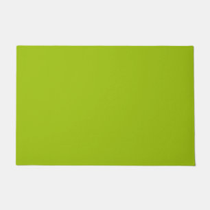 Felpudo color sólido pistacho verde
