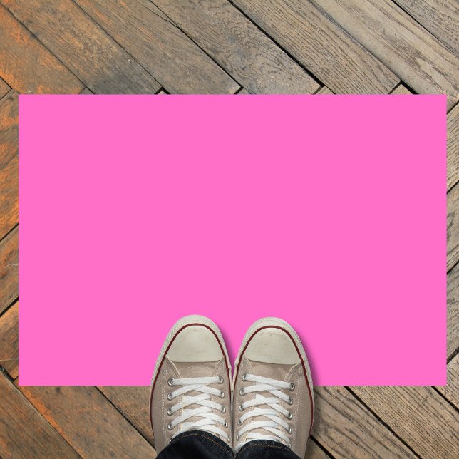 Felpudo Color Sólido Rosa Neón | Clásico (Subido por el creador)