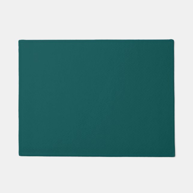 Felpudo Color Sólido Verde Azul Oscuro (Anverso)