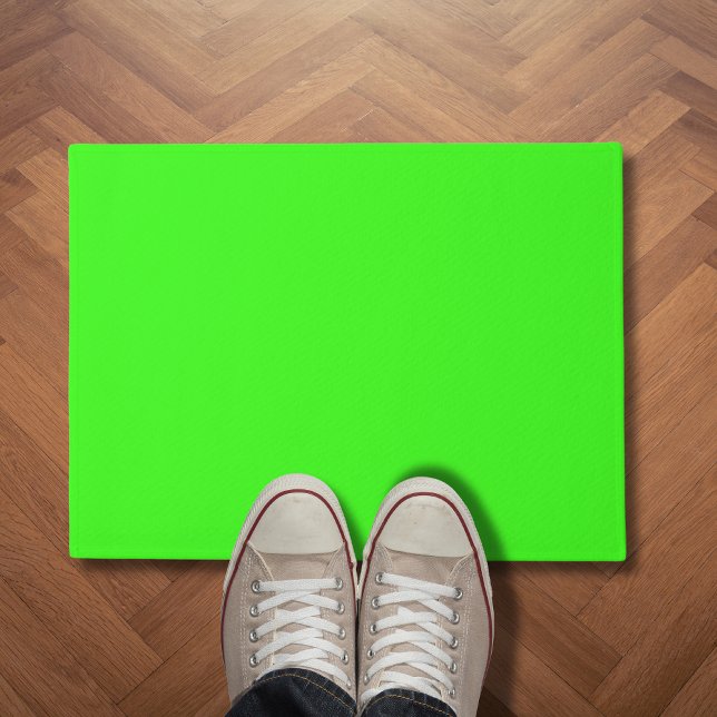 Felpudo Color Sólido Verde Neón | Clásico (Subido por el creador)